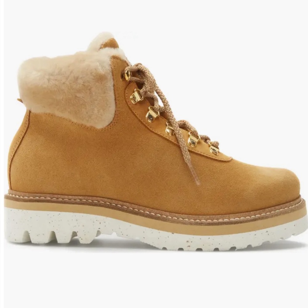 La Montelliana Tofane Genuine Shearling Bootie - Picture 2 of 11